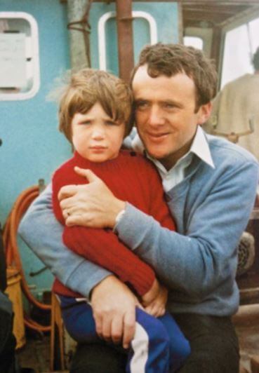 Brendan Murphy with his son Cillian